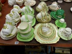Parcel of Queen Anne, floral decorated and other similar teaware