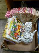 Parcel of vintage 'Rupert' annuals and a good quantity of Ordnance Survey maps