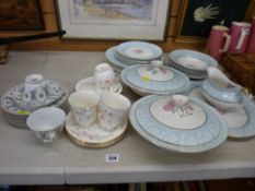 Parcel of Noritake teaware, Royal Albert 'For All Seasons' teaware and a quantity of floral
