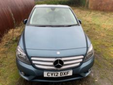 Mercedes Benz B200 Blue Efficiency SE CDI a, registration number CY12 DXF, blue, MOT, mileage approx