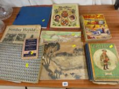 Parcel of vintage commemorative ephemera, similar items and vintage children's reading books