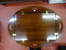 Well presented polished butler's tray