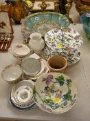 Parcel of miscellaneous china including Oriental, Continental etc