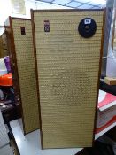 Pair of Rigonda wooden cased speakers