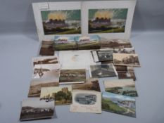 POSTCARDS - a small parcel of postcards relating to Conwy and coastal views in and around Llandudno,