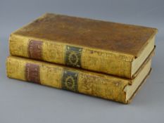 BOOKS - 'Bingley's Tour' by the Reverend W Bingley, two volumes, 1800, leather bound
