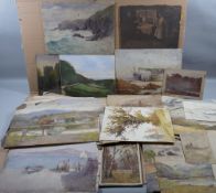 WARREN WILLIAMS ARCA sketches and paintings - a very large parcel of hitherto unseen, unframed