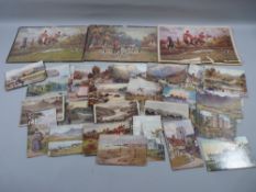 POSTCARDS - a fine selection of coloured postcards of Warren Williams' work, illustrating the
