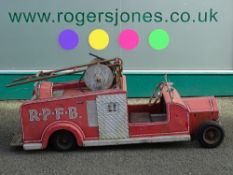 A 'CLOWN AROUND CIRCUS FIRE ENGINE' marked RP Fire Brigade, scratch built aluminium steel and