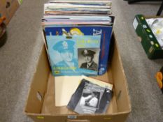 Small collection of vintage LP records and singles, various artists including Tina Turner, Bing