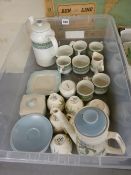 Midwinter 'Whitehill' part coffee set and a Staffs 'Minou' part coffee set etc
