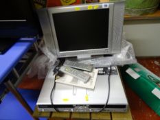 Swisstec 15ins LCD TV and a Pioneer home entertainment unit E/T