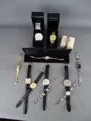 Mixed selection of lady's and gent's wristwatches