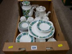 Mid Century Midwinter and other tea and coffeeware including Elizabethan 'Portobello III'