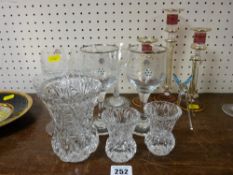 Babycham glass and Babycham style model and other miscellaneous glassware