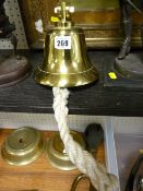 Ship's type brass bell
