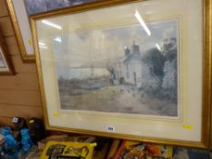 WARREN WILLIAMS ARCA framed limited edition (419/500) print with proof stamp - woman in front of