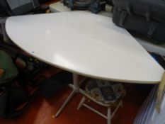 Melamine topped table