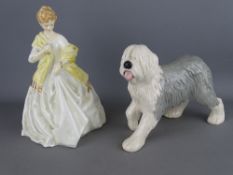 Pair of Royal Crown Derby hand painted vases (one damaged) signed 'W E J Dean' and a Royal Crown