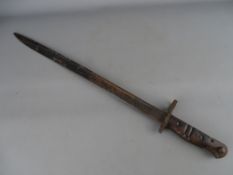 World War I 1917 pattern Remington rifle bayonet
