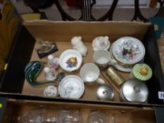 Box of mixed porcelain