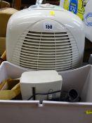 Dehumidifier model no. BQWDH-610HA and a small Homebase paper shredder E/T