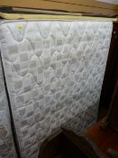 4ft 6in mattress with divan base and headboard