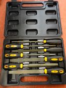 Cased set of JCB files