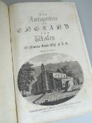 FRANCIS GROSE'S 'THE ANTIQUITIES OF ENGLAND & WALES' VOL II printed for S S Hooper, 1786, rebound