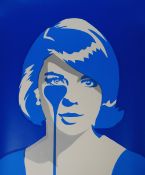 PURE EVIL three-colour limited edition (40/100) screen print - unframed, part of the nightmare