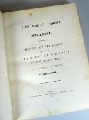 JOHN LLOYD'S 'THE GREAT FOREST OF BRECKNOCK' printed by The Bedford Press, 1905, spine in maroon