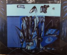 CERI RICHARDS limited edition (35/50) lithograph - abstract, entitled 'La Cathedrale Engloutie',