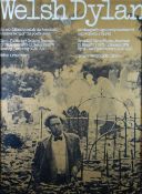 JOHN DEAKIN sepia photographic poster - for The Twentieth Anniversary of The Poet's Death (Dylan