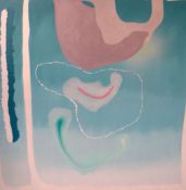MARTYN JONES oil on canvas - abstract, entitled verso 'Halcyon Blunge II', signed and dated verso