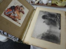 An interesting and eclectic Victorian and later scrap-book and contents containing a variety of