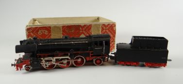 Marklin HO gauge steam locomotive DA 800 numbered 23014 with coal wagon in original box Condition