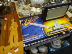 Nuts+Bolts boxed construction set, Bush radio ETC Condition reports provided on request by email for