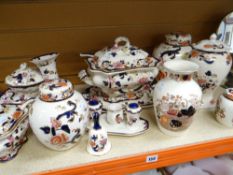 Collection of Masons Mandalay patterned Ironstone china including large soup tureen and base, lidded