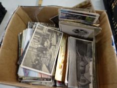 A parcel of British postcards mainly of Welsh views and seaside resorts together with mixed
