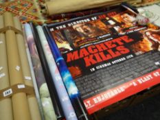 Parcel of modern cinema posters including 'Machete Kills' & others Condition reports provided on