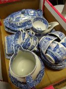 A parcel of Spode Italian tea and dinnerware Condition reports provided on request by email for this