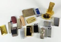 A basket of various gas lighters Condition reports provided on request by email for this auction