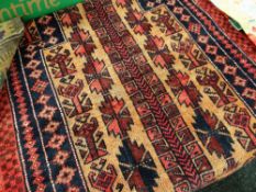 Old Baluchi rug, 152 x 91cms Condition reports provided on request by email for this auction