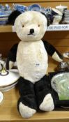 A good vintage English soft-toy panda Condition reports provided on request by email for this