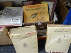 Volumes one and two of 'A History of Carmarthenshire' by Sir John E Lloyd together with a small