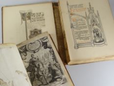 A 1683 volume of Ovidius Naso Roman poetry and a volume of Aucassin and Nicolete bound in the Arts &