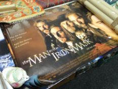 Collection of cinema posters including 'The Man in the Iron Mask', 'Big Eyes' ETC Condition