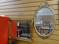 Two fancy wall mirrors Condition reports provided on request by email for this auction otherwise