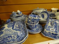 A quantity of Copeland Spode Italian tableware Condition reports provided on request by email for