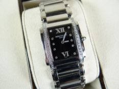 A ladies Patek Philippe, Twenty 4 stainless steel and diamond bracelet wristwatch, circa 2017,